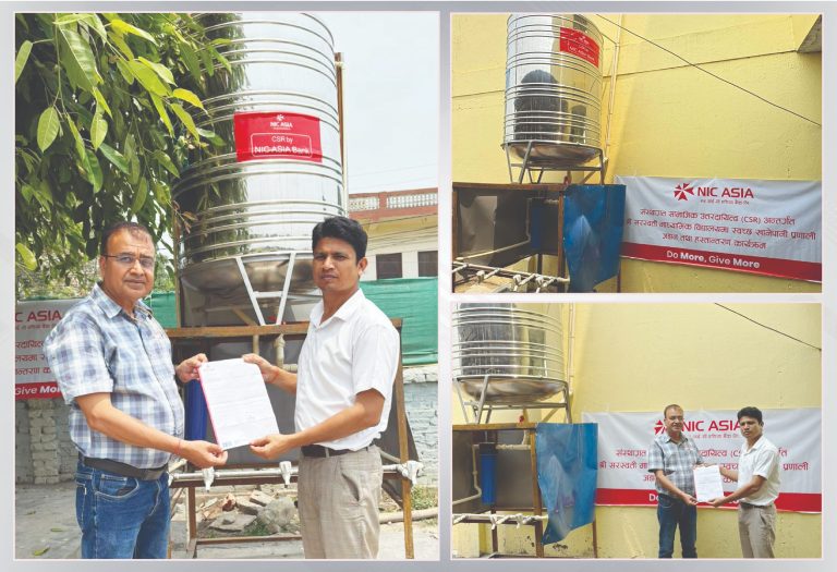 PR on support provided to Shree Saraswoti Secondary School-photo