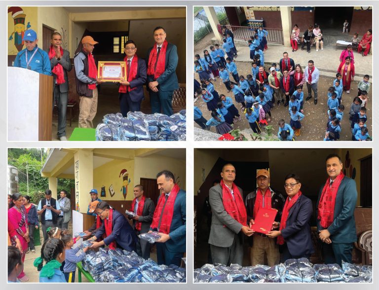 PR on support provided to Shree Satkanya Basic School